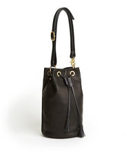 画像をギャラリービューアに読み込む, Drawstring Bag with 2 Way Shoulder Strap - L / Black - (ki:ts)