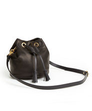 画像をギャラリービューアに読み込む, Drawstring Bag with 2 Way Shoulder Strap - S / Black - (ki:ts)