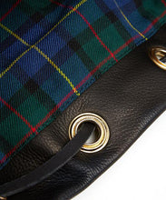 画像をギャラリービューアに読み込む, Drawstring Shearling Bag with 2 Way Shoulder Strap - L / Black Shearling & Black - (ki:ts)