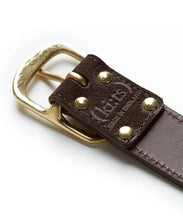 画像をギャラリービューアに読み込む, Suede Contrast Belt - 30 / Chocolate & Dark Brown - (ki:ts)