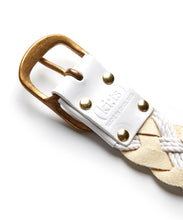 画像をギャラリービューアに読み込む, Plait 510 Belt / White - (ki:ts)