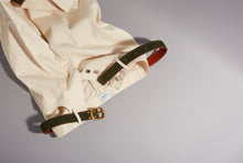 画像をギャラリービューアに読み込む, Suede Contrast Belt - 30 / Olive & Tan - (ki:ts)