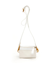 画像をギャラリービューアに読み込む, Fold Purse with shoulder strap / White - (ki:ts)