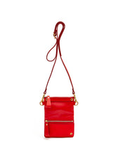 画像をギャラリービューアに読み込む, Fold Purse with shoulder strap / Cherry Red - (ki:ts)