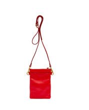 画像をギャラリービューアに読み込む, Fold Purse with shoulder strap / Cherry Red - (ki:ts)
