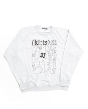 画像をギャラリービューアに読み込む, 31 31 31 Sweatshirt / Gray - (ki:ts) x Black Score