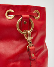画像をギャラリービューアに読み込む, Drawstring Bag with 2 Way Shoulder Strap - S / Cherry Red  - (ki:ts)