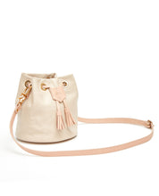 画像をギャラリービューアに読み込む, Drawstring Bag with 2 Way Shoulder Strap - S / Cafe Latte - (ki:ts)