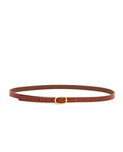 画像をギャラリービューアに読み込む, Plait Emboss Narrow Belt / Brown - (ki:ts)