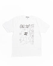 画像をギャラリービューアに読み込む, 31 31 31 T-shirt / White - (ki:ts) x Black Score