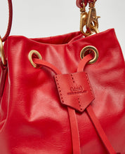 画像をギャラリービューアに読み込む, Drawstring Bag with 2 Way Shoulder Strap - S / Cherry Red  - (ki:ts)