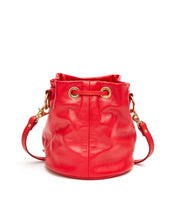 画像をギャラリービューアに読み込む, Drawstring Bag with 2 Way Shoulder Strap - S / Cherry Red  - (ki:ts)
