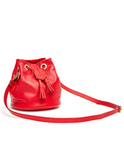 画像をギャラリービューアに読み込む, Drawstring Bag with 2 Way Shoulder Strap - S / Cherry Red  - (ki:ts)