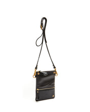 画像をギャラリービューアに読み込む, Fold Purse with shoulder strap / Black - (ki:ts)