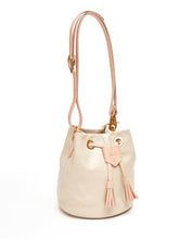 画像をギャラリービューアに読み込む, Drawstring Bag with 2 Way Shoulder Strap - S / Cafe Latte - (ki:ts)