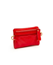 画像をギャラリービューアに読み込む, Fold Purse with shoulder strap / Cherry Red - (ki:ts)
