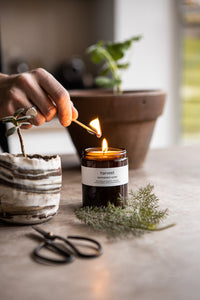 Gathered Herb Candle - harvest