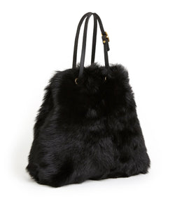 Tie Shopper - S / Black Shearling & Black - (ki:ts)