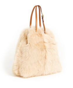 Tie Shopper - S / Biscuit Shearling & Tan - (ki:ts)