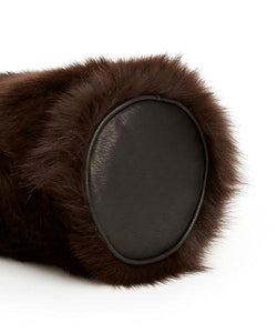 I-O Fur Bucket - S / Brown Shearling & Black - (ki:ts)