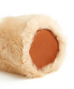 I-O Fur Bucket - S / Biscuit Shearling & Tan - (ki:ts)