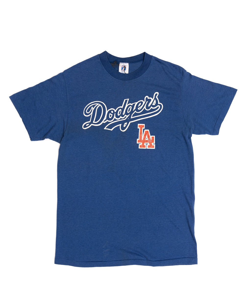 Vintage 90’s ‘Dodgers LA’ Tee / T34 / Blue / M - SEARCH&DESTROY