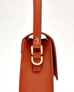 Saddle Shoulder Bag / Tan - (ki:ts)