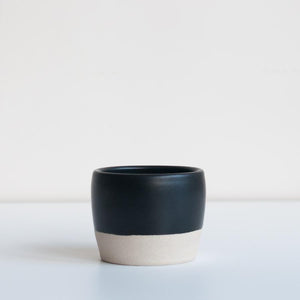 TEA BOWL / MATTE BLACK - DOR & TAN